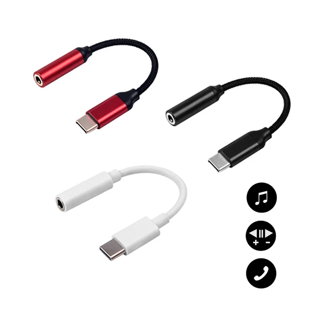 Mysterium Alle sammen baggrund Usb Type C To 3.5mm Aux Audio Adapter Usb-C Dac Headphone Jack Adaptor For  Samsung S22 Ultra S21Fe A33 A73 5g Google Pixel 7 Pro _ - AliExpress Mobile