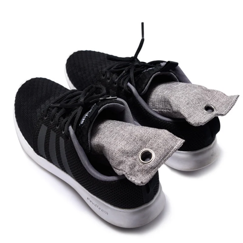 2 Pcs Bamboo Charcoal Bags 80g Natural Air Purifier Shoes Deodorizer Odor Eliminator Activated Car Closet Charcoal Odor Absorber