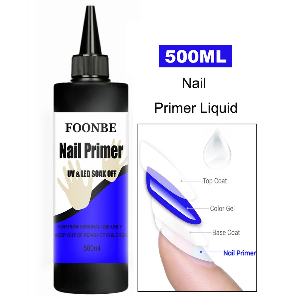 Big Volume Nail Primer Air Fast Dry Base Cleaning Agents UV Gel Polish Dehydrate Primer Base Coat Balancing Bonder Acid Free nail primer nail dehydrator gel polish base and top coat