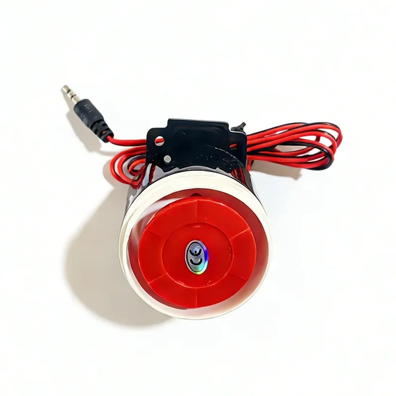 Wired Mini Horn Siren Sound Alarm System - Durable 120dB Anti-Theft Home Security Alert