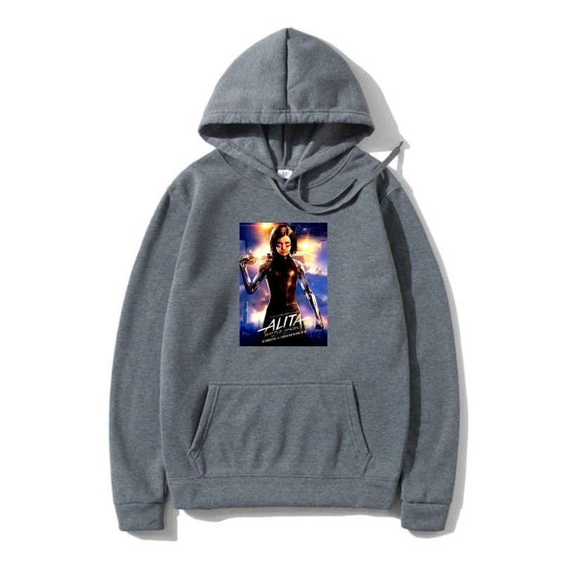 

Alita-Battle Angel Poster Outerwear Black Autumn S-3XL Hoody
