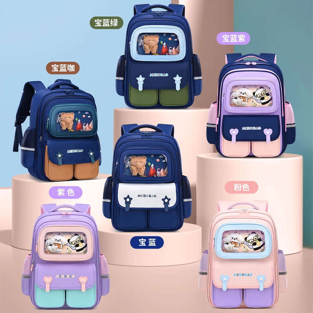 New Waterproof Children School Bags For Boys Girls Kids Backpack Orthopedic Backpack Schoolbag Primary School Backpack Mochila 1