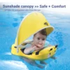 Mambobaby VIP Dropshipping Non-Inflatable Baby  Floats with Canopy  Underarm Swimming  Floater Spa Buoy Trainer Suppliers 3