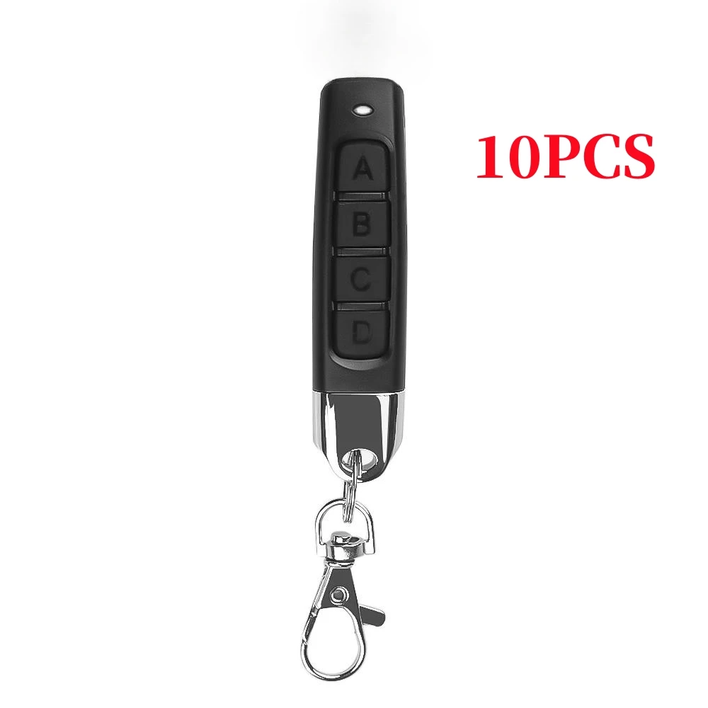 Pack of 10 Remote Control 4-Button Transmitter for Garage Door & Gate Opener