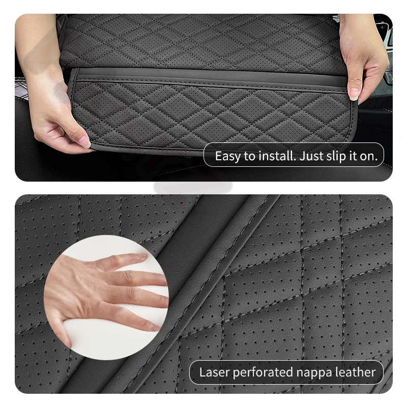 Car Central Armrest Pad Storage Bag For BMW G30 G38 F10 F11 F15 F16 G05 G06 X5X6X7 G32 6GT LHD Auto Center Armrest Mat Accessory