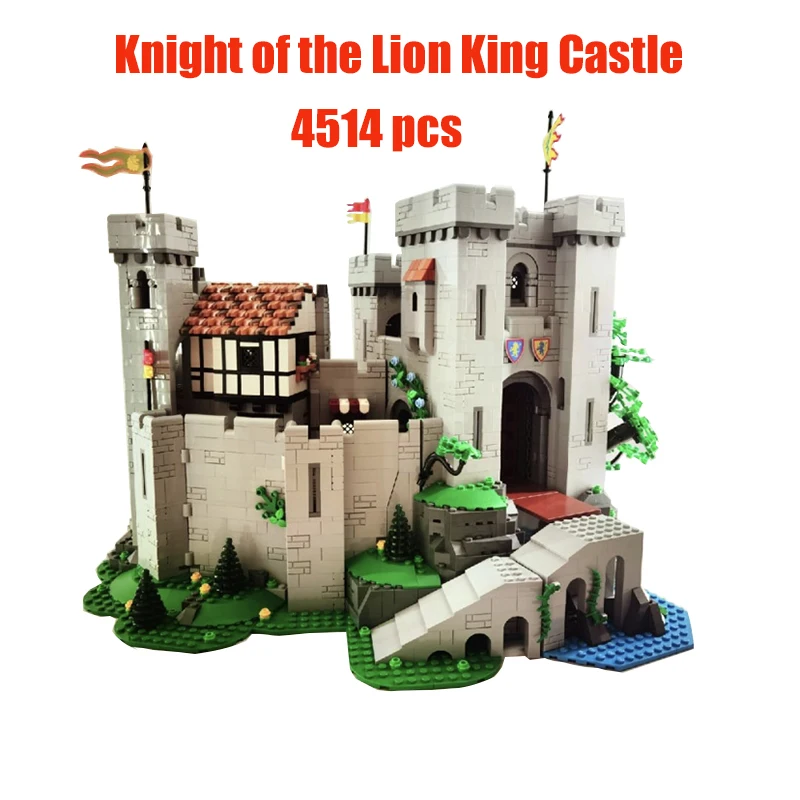 

display Chivalry of the Lion King Castle Model Building Blocks Bricks Educational toy Compatible 10305