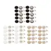 20 Pieces Colored Round Button Sewing Accessories Overcoat DIY Fabric Covered Buttons Sewing Button for Jacke Bags Baseball Cap 2