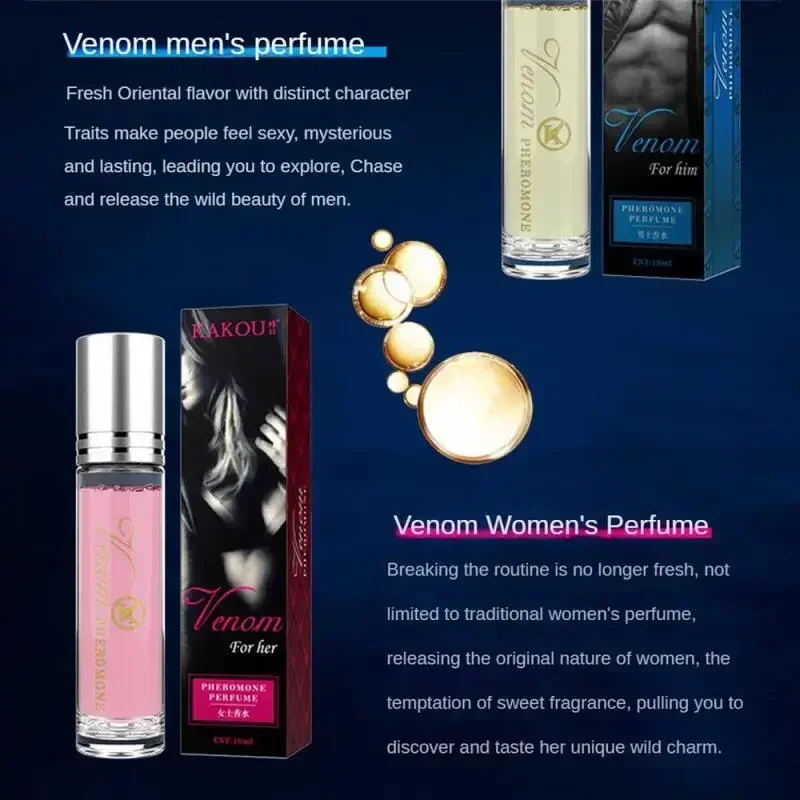 10ml Perfume for Men Women Ball Perfume Women Pheromone Men's Essential Oil Attracts The Opposite Sex Lasting Fragrance