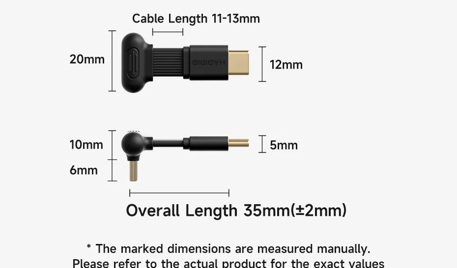 Hagibis USB4 Right-Angle Cable 80Gbps 240W