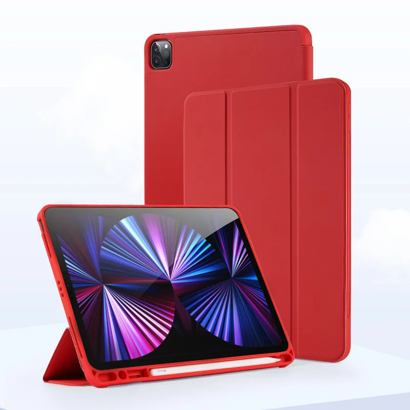 Elegant Leather iPad Case with Pencil Slot and Stand Feature
