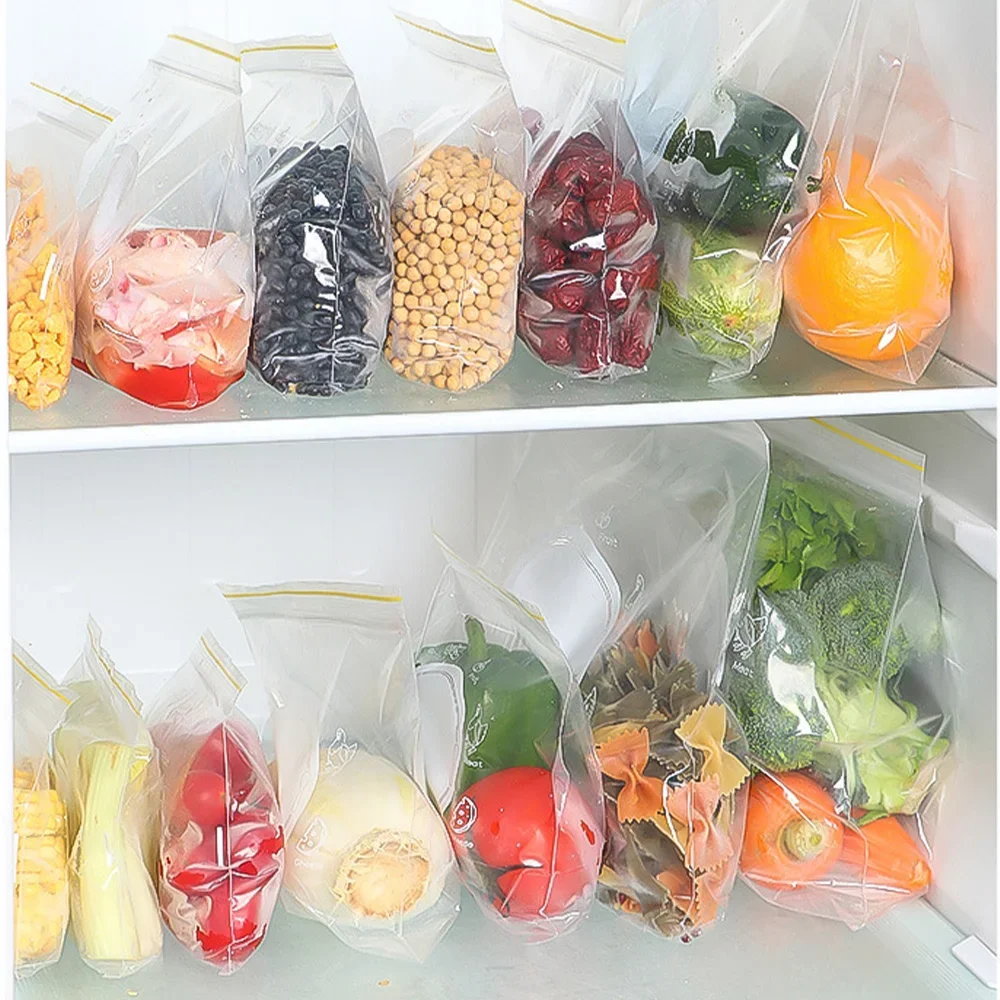 Reusable Freezer Bags Silicone Food Storage Bags,airtight Leakproof Freezer  Organizer Baggies Drawer Keep Fresh Veggie Organizer - Storage Bags -  AliExpress