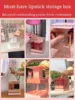 Transparent Large Capacity MultiCompartment Visual Lift Transparent Lipstick Organizer Dustproof Lipstick Desktop Storage Box 2