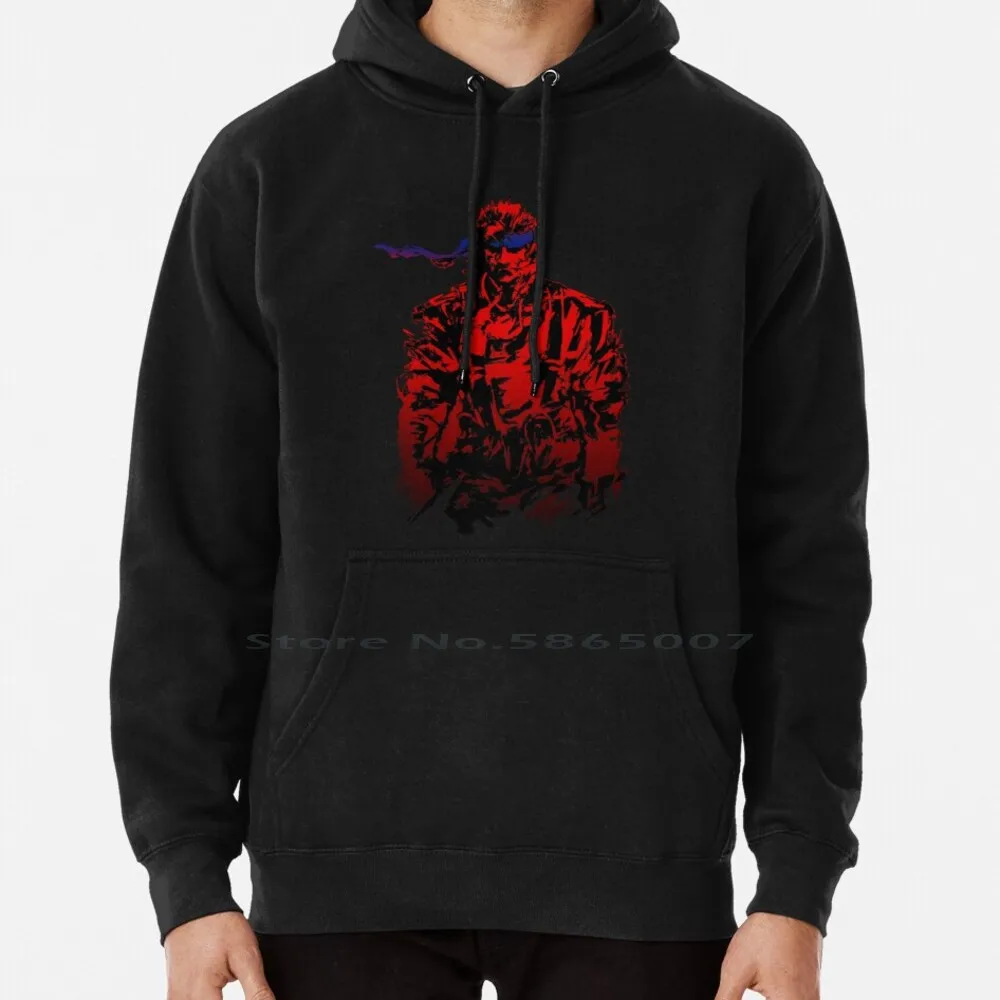 Felpa Con Cappuccio Maglione 6Xl Cotone Metallo Gear Five Metal Gear V Metal Gear 5 Metal Gear Solid Five Metal Gear Solid 5 Venom Big Fan Art
