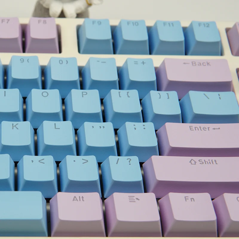 Abs Contraste Cor Keycaps para Teclado Mecânico Transmissão Duplo Tiro 108 Chaves Oem 61 87 104 Iso Layout Ansi - Imagem 4