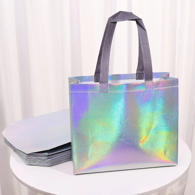 Organza Gift Bags Party Gift Bags 1-10Pcs Nonwoven Tote Bags for Party Favors