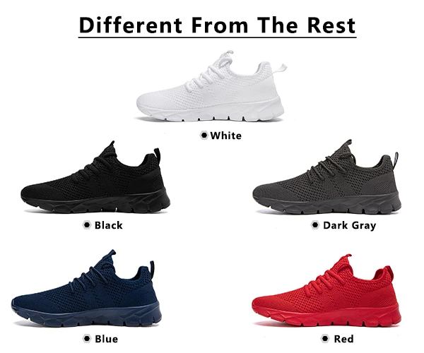 Description Picture 4 of itemLightweight Casual Men's Shoes Anti-slip Comfort Breathable Sneakers Outdoor Running Shoes for Men Push Size Mesh Footwear