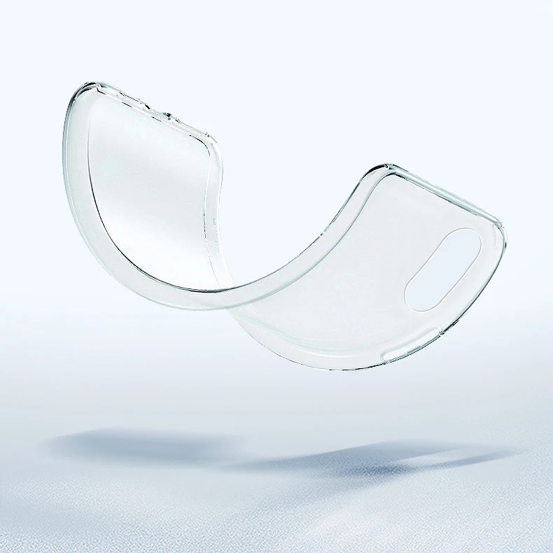 Sleek Transparent Silicone Phone Case - Ultra-Thin, Durable, 5G-Compatible