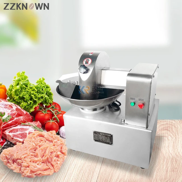 750W Stainless Steel Base CE Commercial Vegetable Slicer Chopper