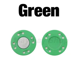 Magnetic Button Set: 5 Pairs for Clothing and Craft Decoration (Green)