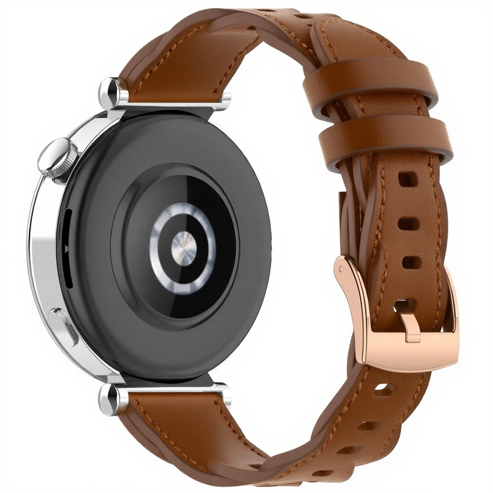 Sporty 18mm Synthetic Leather Strap Wristband