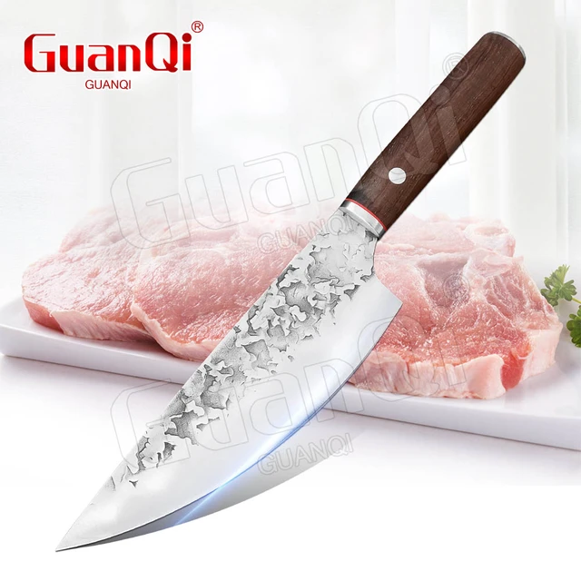 Chef Knife Cleaver Hand Forged  Chef Knife Kitchen Forged - Forged Kitchen  Knife - Aliexpress
