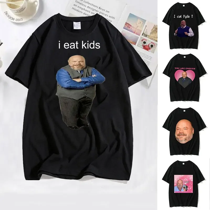 

Funny Bertram I Eat Kids Graphic T Shirts Unisex Casual Fashion Oversized T-shirt High Quality Pure Cotton Short Sleeve T-shirts