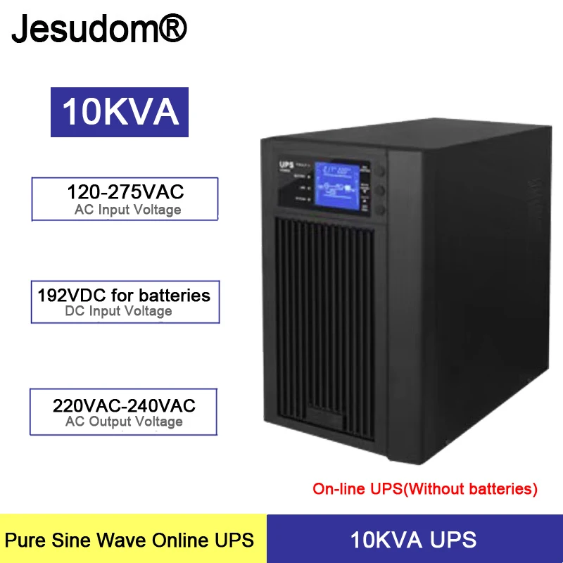 10kva Uninterruptible Power Supply External 192v Dc Batteries Bank To