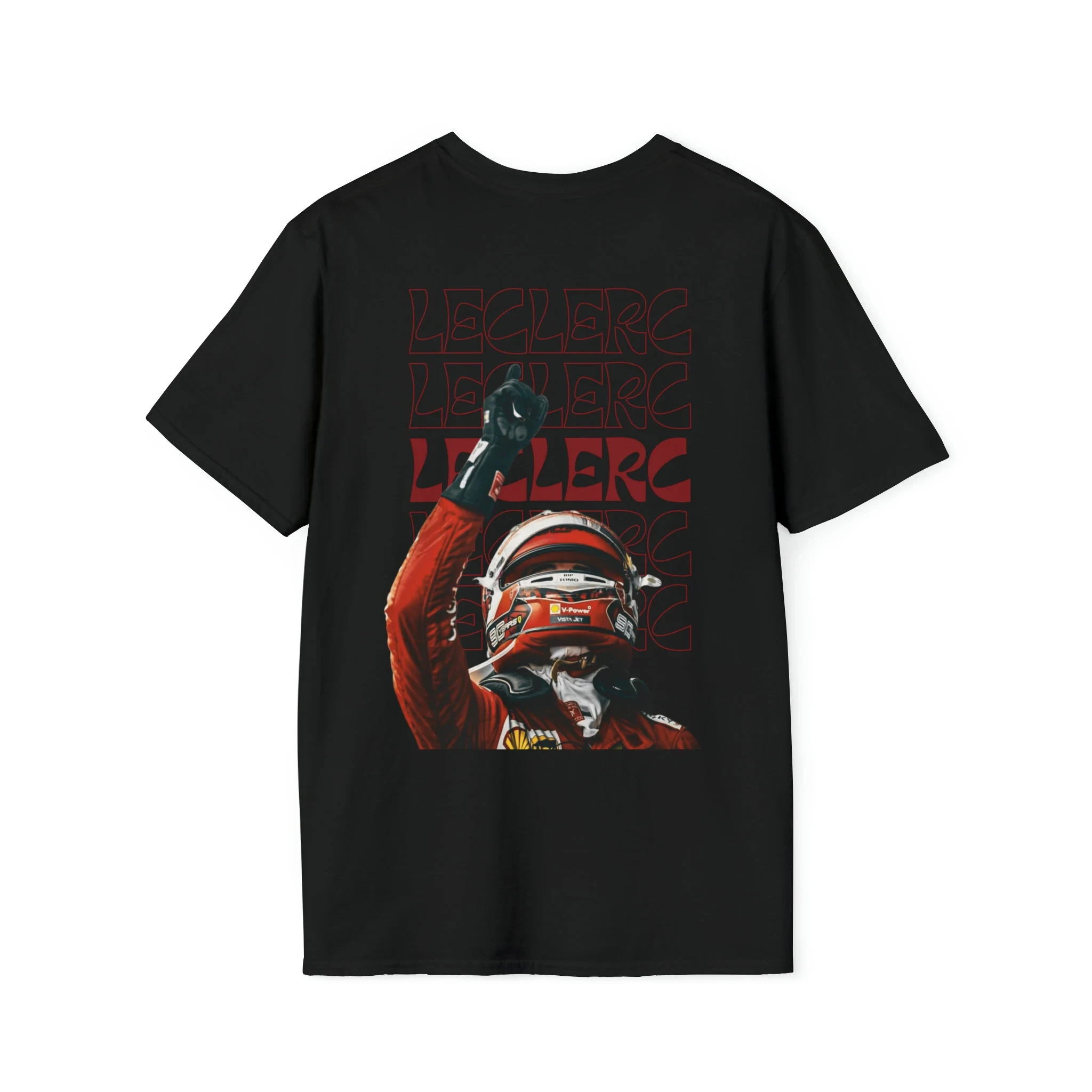 تشارلز لوكلير فورمولا 1 جرافيك تي شيرت رياضة تي شي...