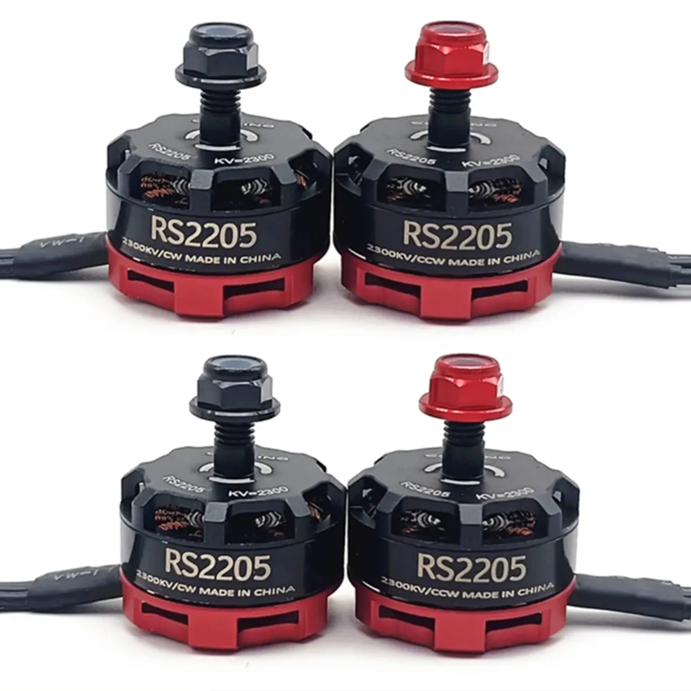 Lot de 2 Moteurs Brushless RS2205 2300KV CW/CCW pour Drone FPV