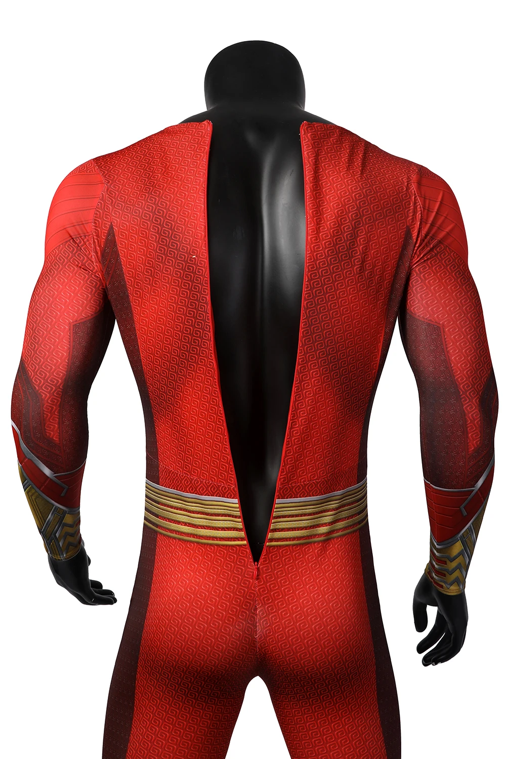 Disguise Billy Zentai Suit Red Man Cosplay Costume Outfit with Suit and Cloak 3D Printed Halloween Spandex Bodysuit