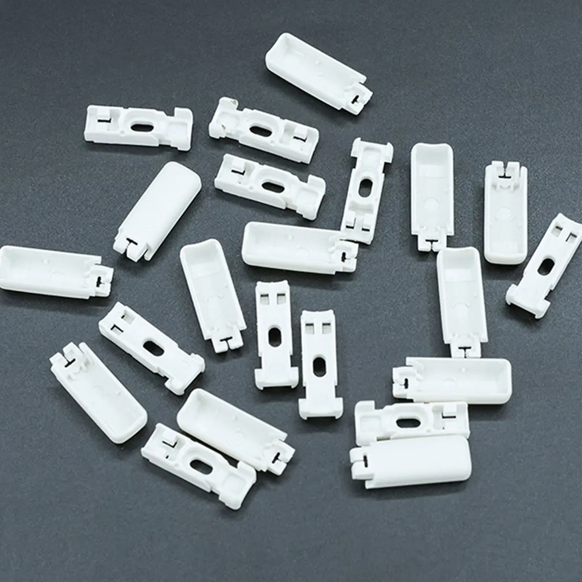 Curtain Accessories 6Sets Pleated Blind Spare Parts Clamp Carriers Tensioned Pleated Blinds For Adhesive Carriers And Front Adhesive Plates