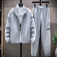 Men Tracksuit Two Piece Set 2022 Brand Men's Sets Sportswear Spring Autumn Jacket+Pants Casual Sports Suit Men Clothing Hip Hop