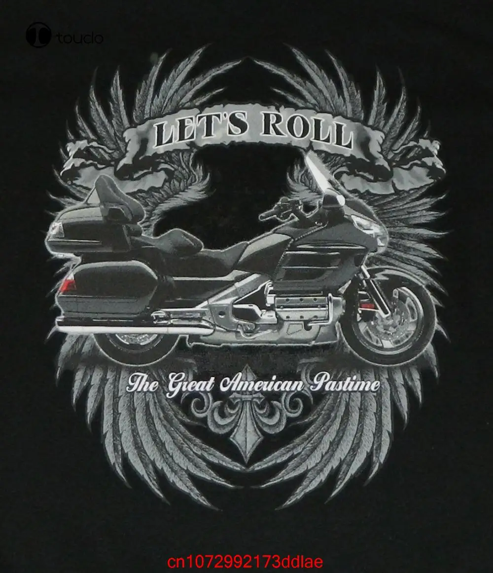 Sepeda Motor Jepang Sayap Emas Goldwing Gl1800 F6B Biker Let Roll Pakaian Fashion New 3D Box Stampato Cool Unive Box T-Shirt