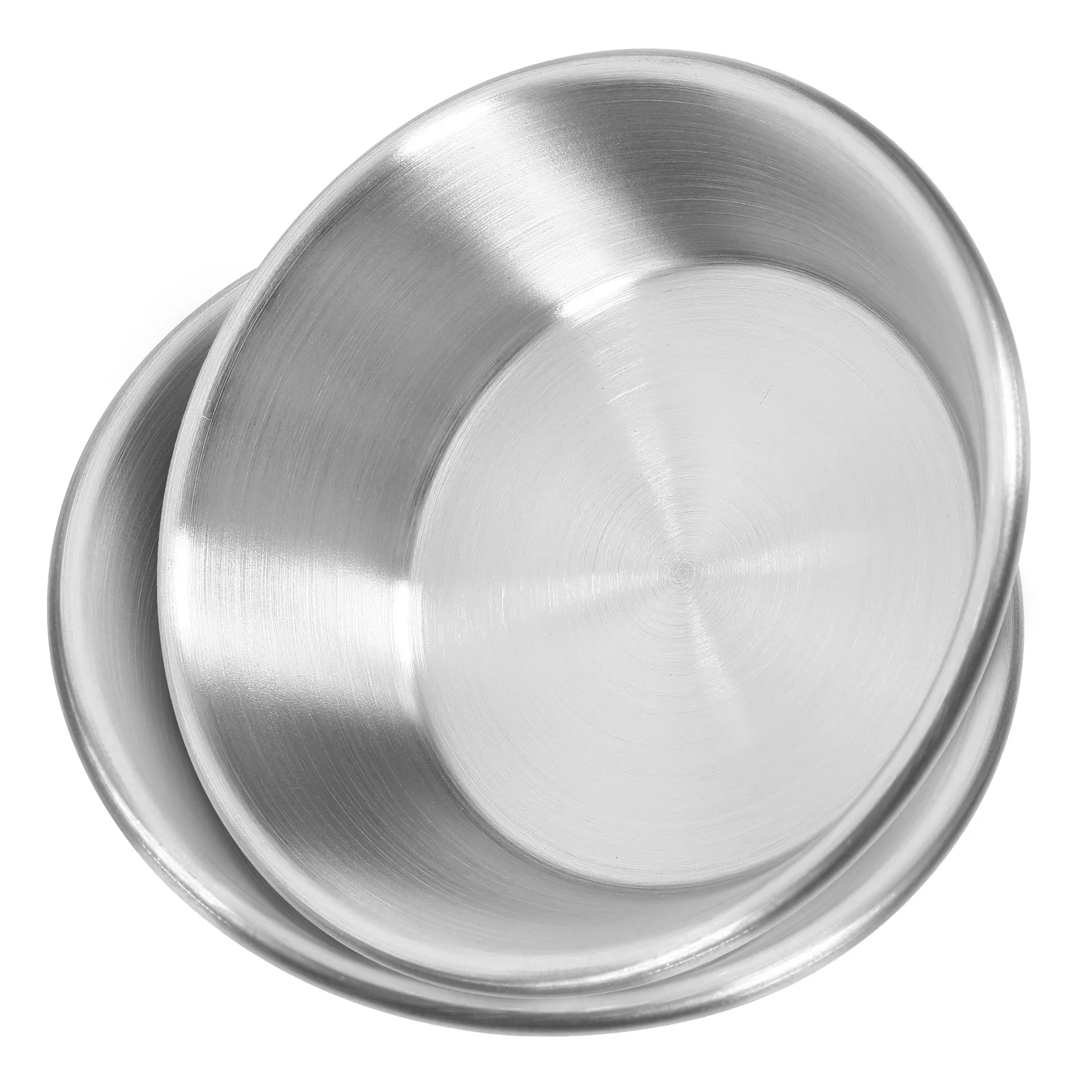 2 Pcs Sauce Box Seasoning Dish Travel Bbq Bowls 304 Stainless Steel Salad with Lid Boxes
