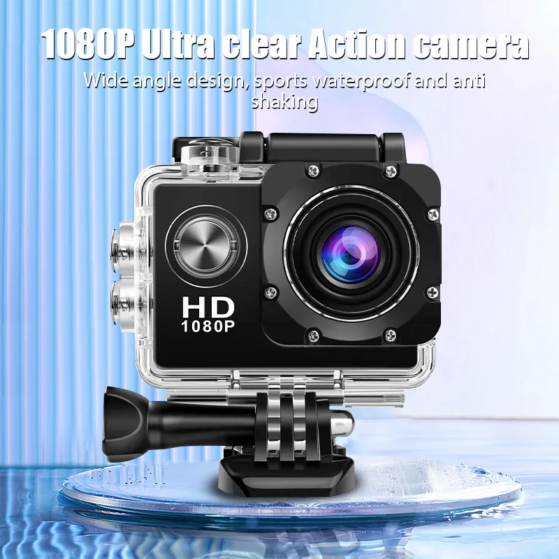 미니 액션 카메라 HD 4K 와이파이 원격 2.0 HD 스크린, 방수 녹화 캠, 라이딩 레코드 다이빙 야외 스포츠용