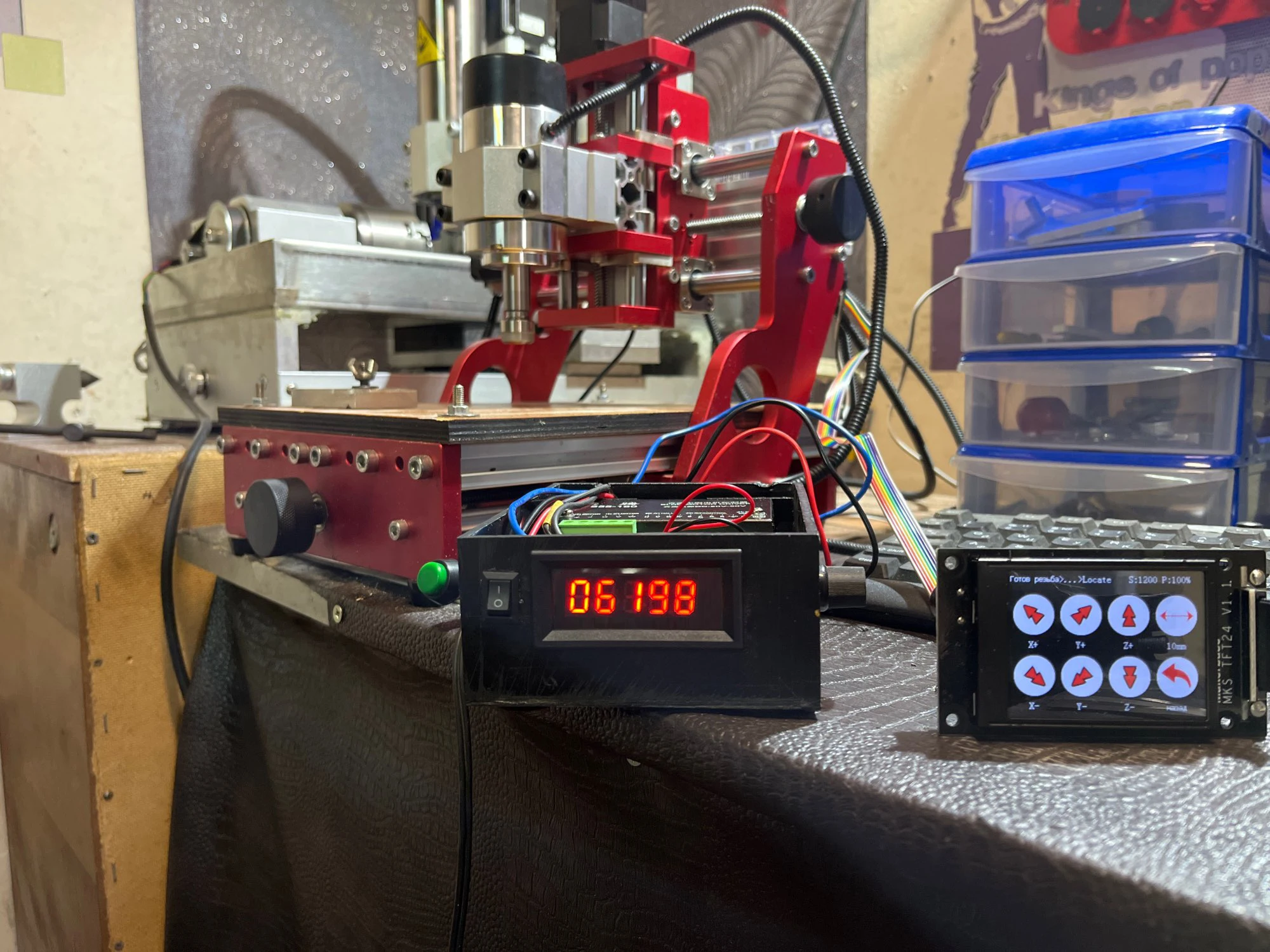 Mini Speed Display Tachometer for CNC Brushless Spindle Motor Stepper Motor Driver Air-cooled Spindle 300W 400W 500W Display