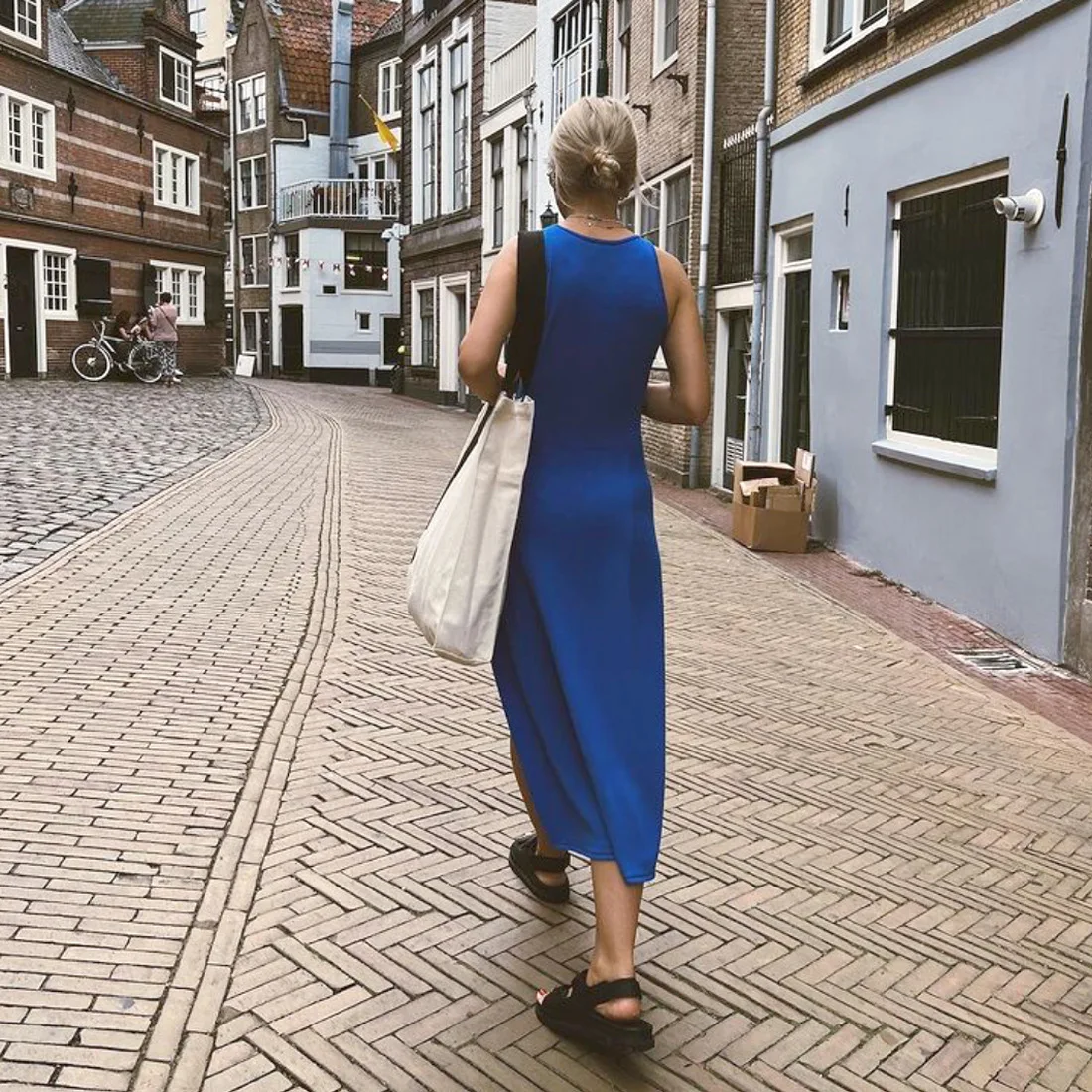 Summer New Sleelvess Slim Bodycon Dress Women Casual High Split Out Solid Holiday Beach Sundress White Tank Dresses 2025