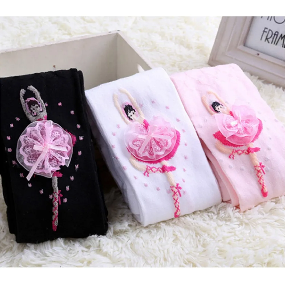 new girls stockings pantyhose ballet tight kids girls tights cute dance lace girl velvet magic 3-10 years dancing tights