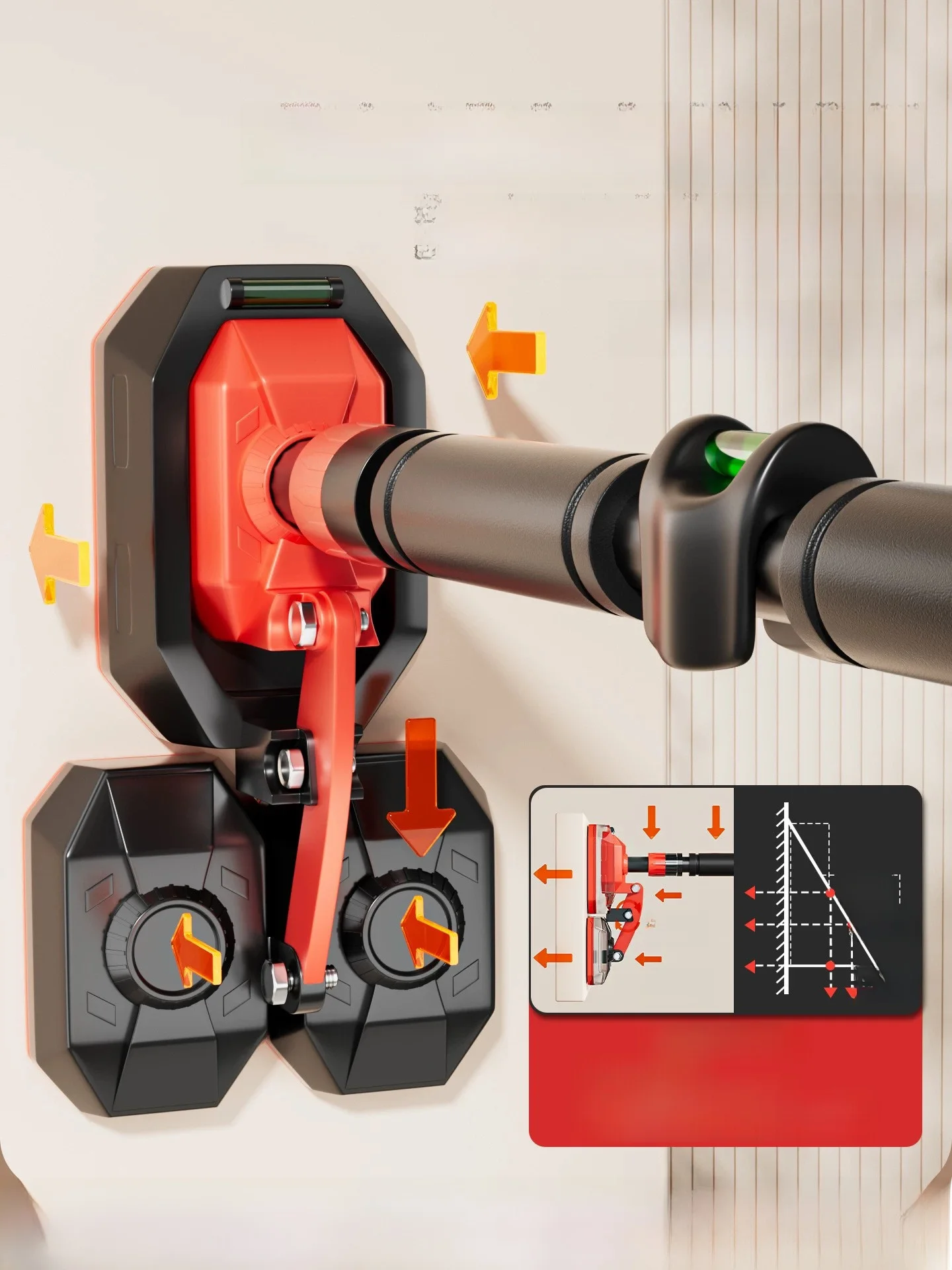 가정용 실내 요추 척추 견인 벨트 스윙 바백 디스크 헤르니아 벨트 척추 확장 스트레칭 바 (피트니스용)