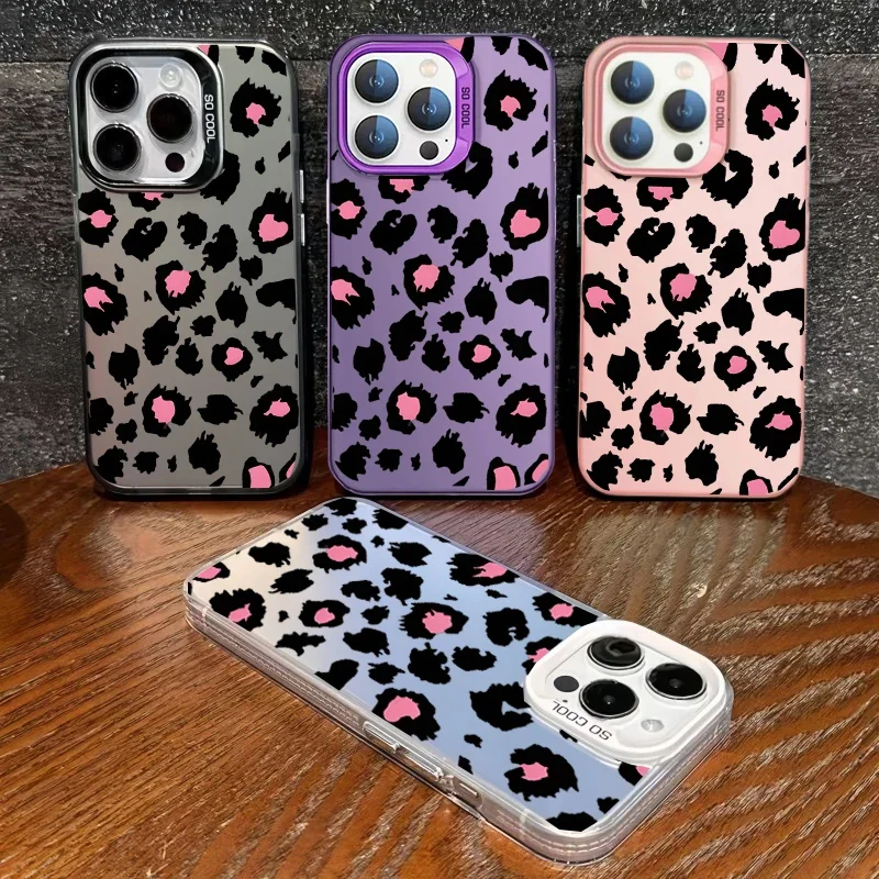Custodia Leopardata Per Xiaomi Redmi Note 13 5G – Antiurto Certificata Caduta 6.6 Ft, Slim E Con Bordi Rialzati