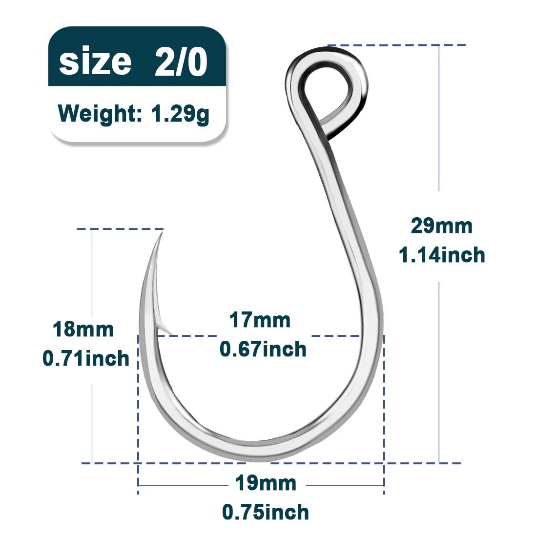 Garge Hookhigh Carbon Steel Fishing Hooks 25pcs - Versatile For Fresh &  Saltwater