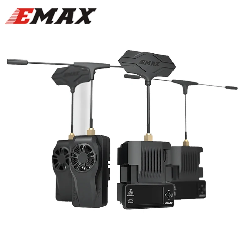 Emax Aeris Link ExpressLRS ELRS 2.4Ghz/915Mhz Micro TX Module 2.4G 915MHz With OLED Screen Cooling Fan For RC Airplane FPV Drone