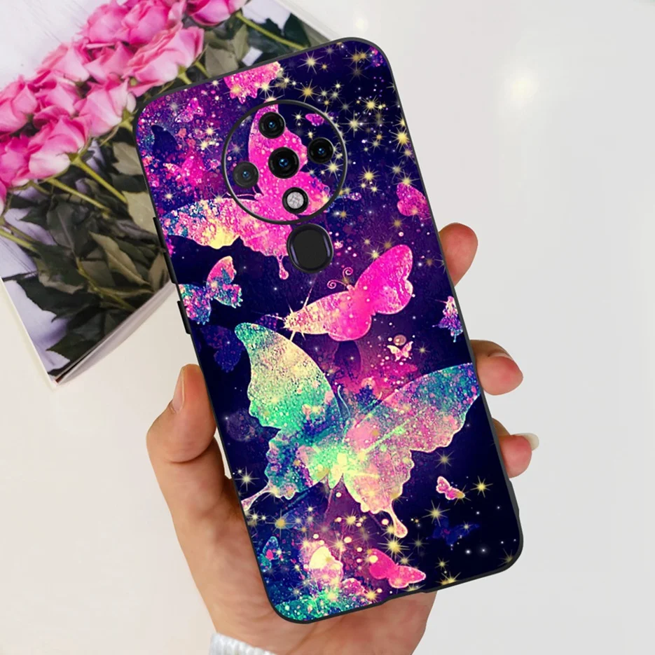 Cute Fashion Painted Soft Silicone Phone Case with Bumper 6.8