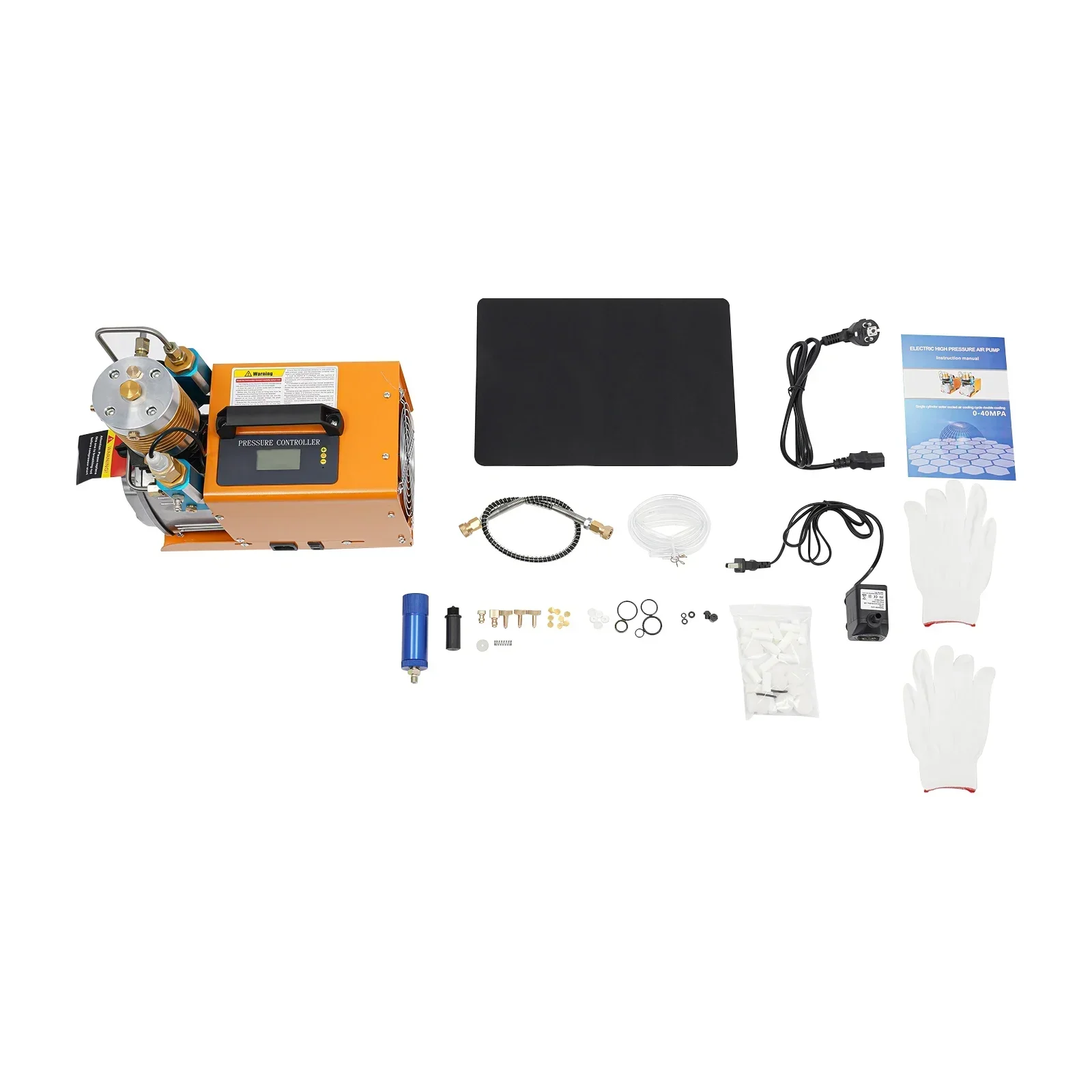 30 MPA Hochdruck-elektrische Luftpumpe, 1,8 kW Motor, 100 l/min, PCP-Luftkompressorpumpe für die Druckbeaufschlagung von Pipeline-Testgeräten ﻿ – Detail 2
