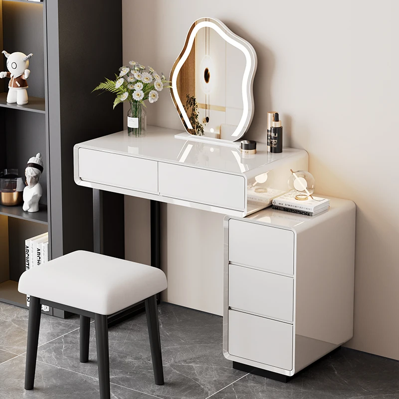 

Makeup Drawers Mirror Dressers Bedside Cabinets White Living Room Dressers Storage Lights Table Penteadeira Bedroom Furniture