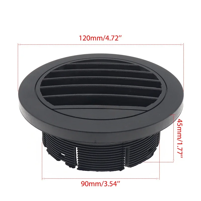 42mm/60mm/75mm/90mm Diesel Heater Duct Hose Pipe Warm Air Outlet Vent + Hose Clips for Webasto Diesel Parking Heater