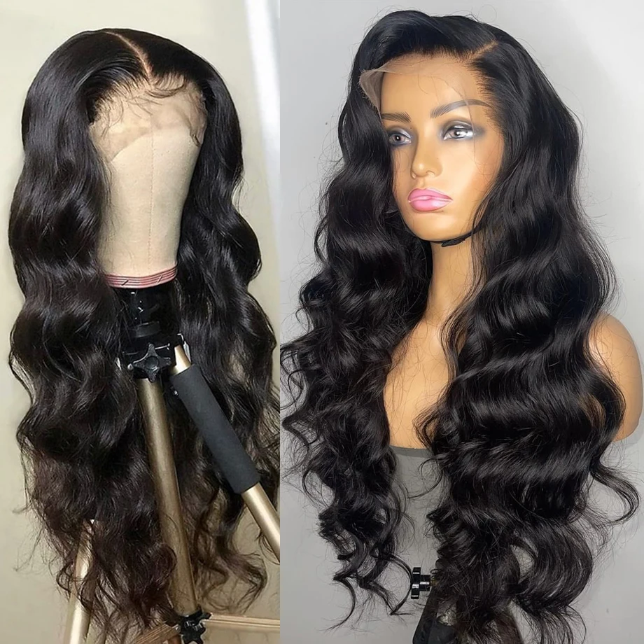 

Body Wave 13x6 Lace Front Wig 40 inch Water Wave 13x4 HD Lace Frontal Wig Body Wave 180% Density Pre Plucked Glueless Wigs