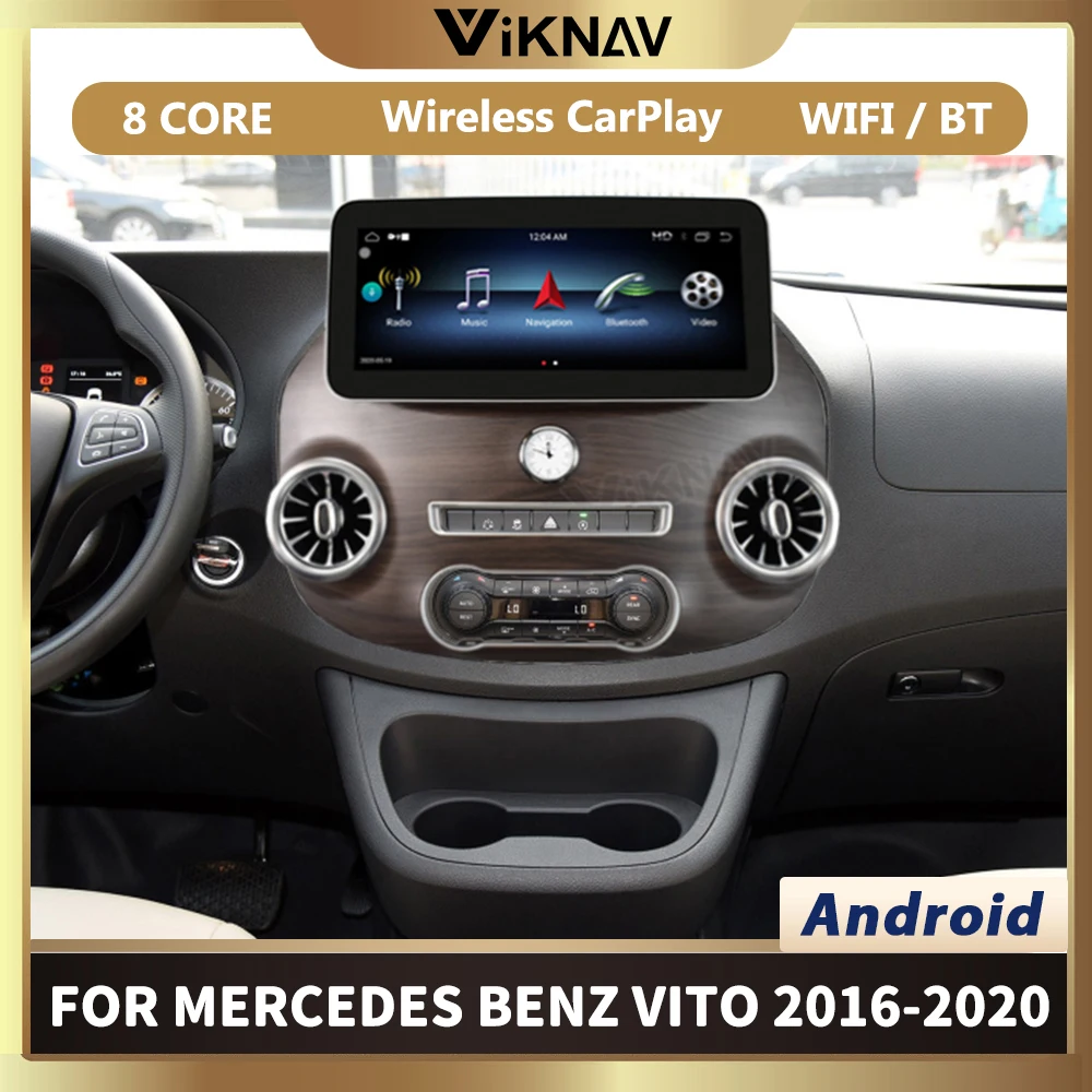 

Car Radio For Mercedes Benz Vito 2016-2020 Head Unit android Stereo Receiver Multimedia Player 2Din radio Google carplay