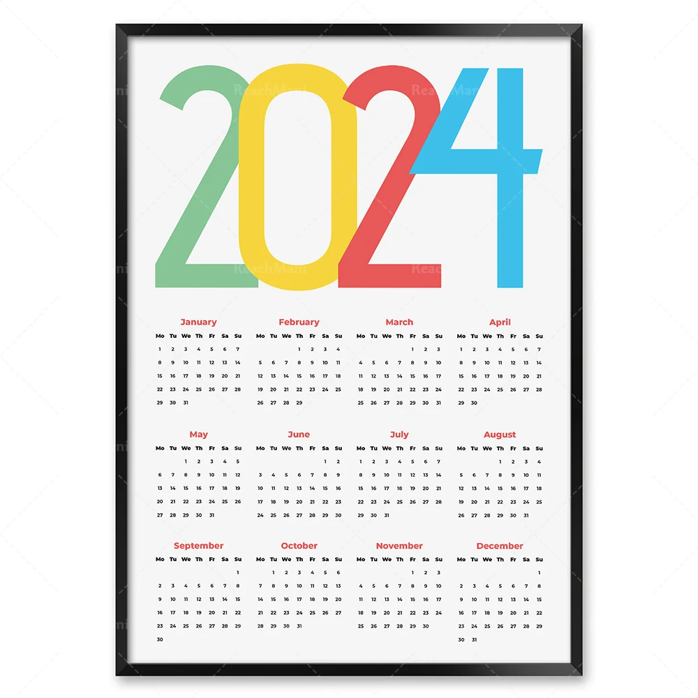 2024 Annual Wheel with Celtic Events Calendar, 2024 Moon Phases Calendar,  2024 Witchcraft Holiday Calendar, New Year Poster Gift
