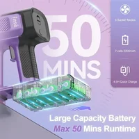 INSE Cordless Vacuum Cleaner, Electric Floor Sweeper,Lightweight Household Wireless Rechargeable Vacuum Cleaners 2